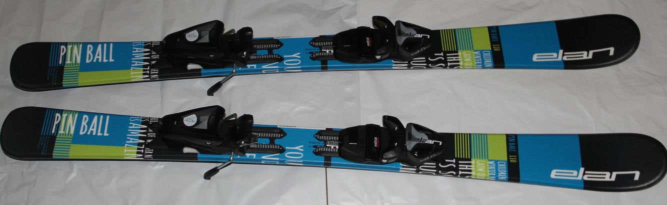 NEW Junior Skis Elan kids  skis 110cm with new size adjsutable bindings set 2021