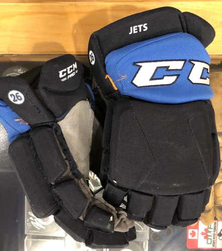 15" CCM Pro Stock Hockey Gloves Winnipeg Jets Manitoba Moose