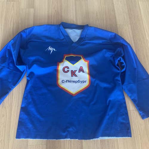 Blue Adult Size 52 Other Pro Stock Jersey