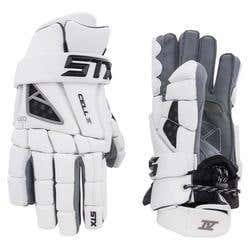 New STX Cell IV Lacrosse Gloves 12" White