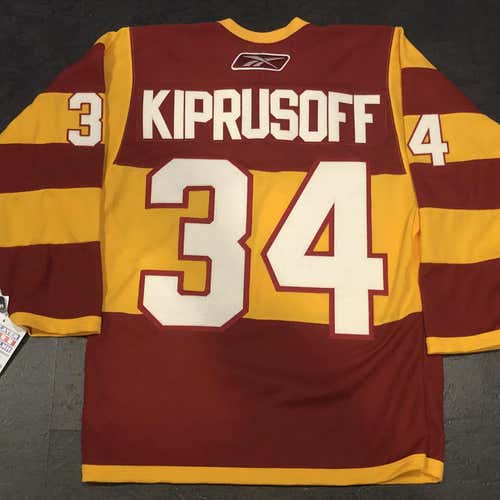 NWT RBK Calgary Flames KIPRUSOFF 2011 Heritage Classic Jersey SMALL