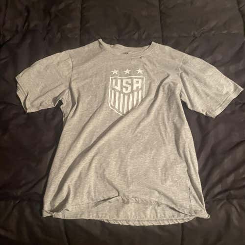 Gray Adult Medium USA Shirt