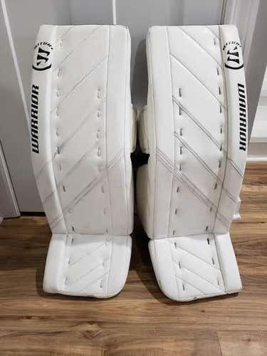 Senior 33+1.5" Warrior Ritual G4 Goalie Leg Pads in White