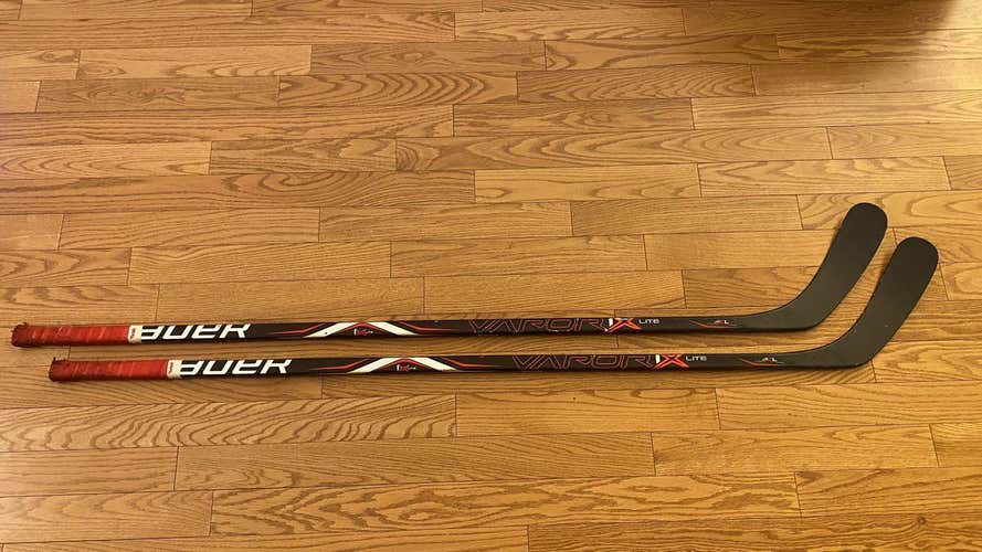 2 Pack - Used Pro Stock Bauer Vapor 1X Lite Left Hand (LH) P92 87 Flex (Full Tactile Grip)
