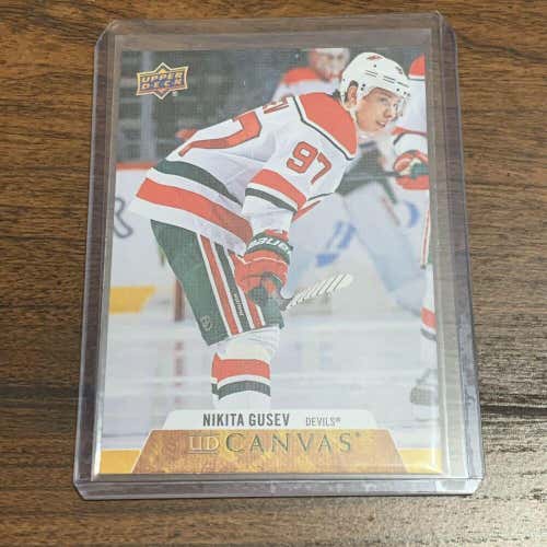 Nikita Gusev New Jersey Devils 2020-21 Upper Deck UD Canvas Card #C50