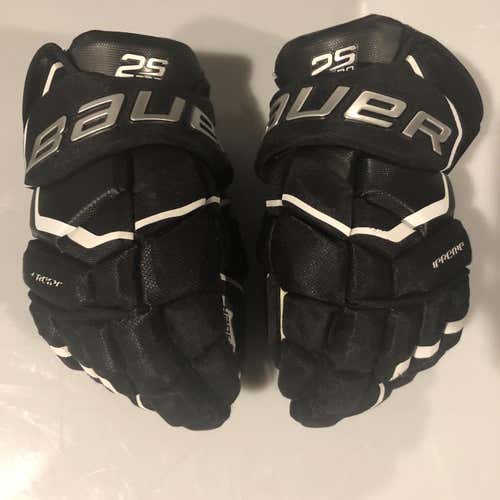 Black Senior Bauer Supreme 2S Pro 13" Gloves