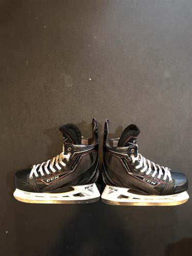 Senior CCM JetSpeed Black LE Regular Width Pro Stock Size 7 Hockey Skates