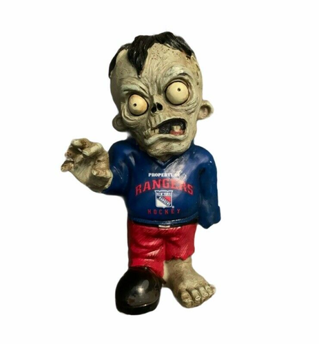 New York Rangers Zombie Decorative Garden Gnome Figurine Statue -NHL Merchandise