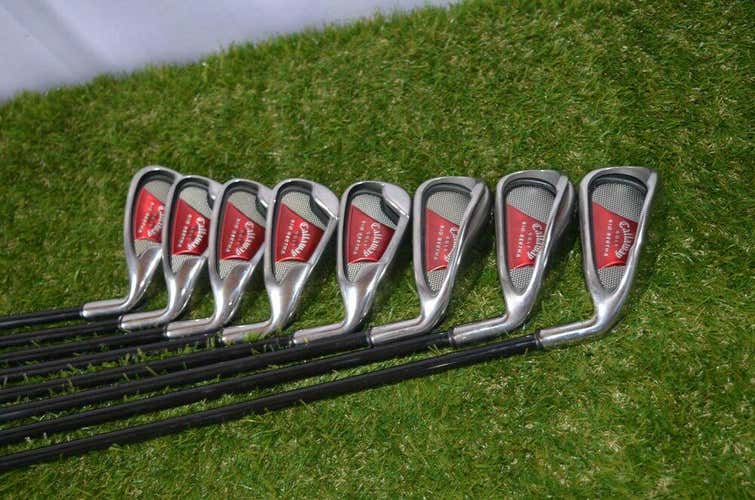 Callaway Big Bertha 3-p Iron Set Right Handed 37" Graphite Regular New Grip