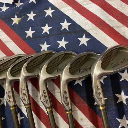 Men's LH Cobra King Oversize II Senior Flex Graphite Shaft Iron Set(3-PW)- 157253
