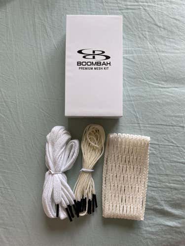 New White Boombah Premium Mesh Kit