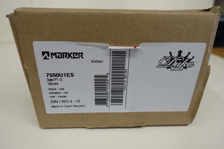 2021 Marker Duke PT 12 Alpine Touring Binding w/100mm Brake - Black/Red