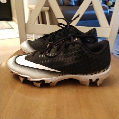 Black Used Mens Size 7 Wide (Womens 8 Wide) Nike Vapor Ultrafly 2 Keystone Baseball/Softball Cleats
