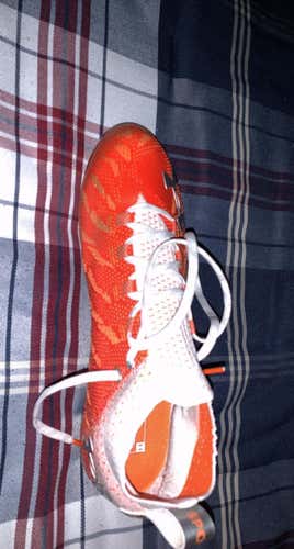 Orange Men's Molded Cleats Low Cut