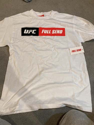 Full Send UFC Collab Shirt White Adult Medium