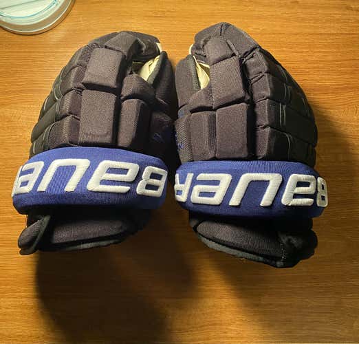 Black New Senior Bauer Nexus 2N Gloves 15" Pro Stock