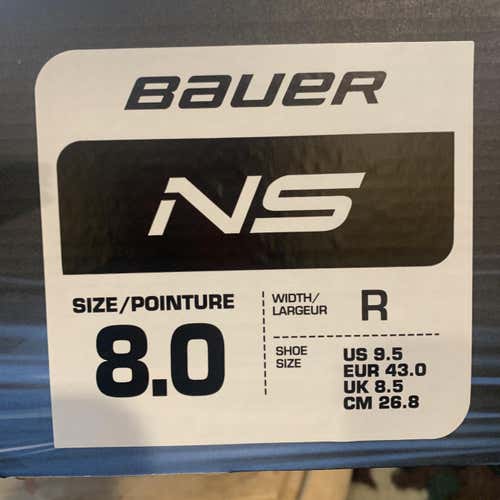 Senior Bauer Ns Regular Width Size 8 Hockey Skates