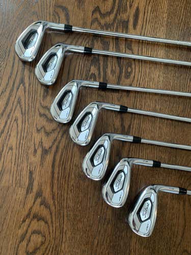 RH Titleist 718 AP3 Irons 4-PW - AMT White S300 Stiff - Standard Length
