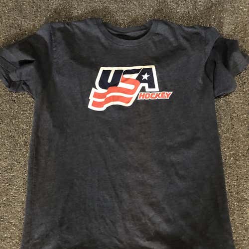 Navy Blue Team USA Hockey T-Shirt Large