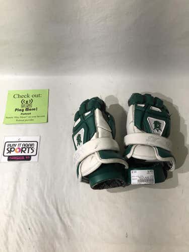 Brine Used Green Lacrosse Gloves