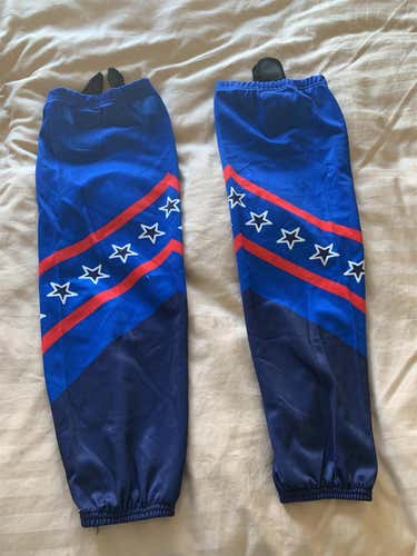 Blue Adult USA Hockey Socks