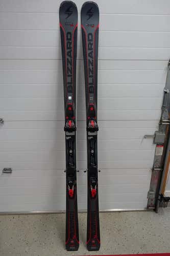 Used Men's 2018 Blizzard All Mountain Quattro Skis With Bindings Max Din 12