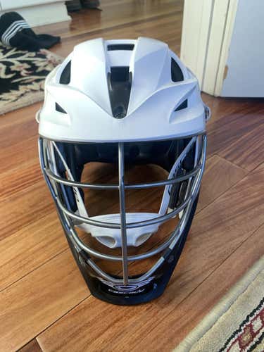 White New Adult Player's Cascade S Helmet