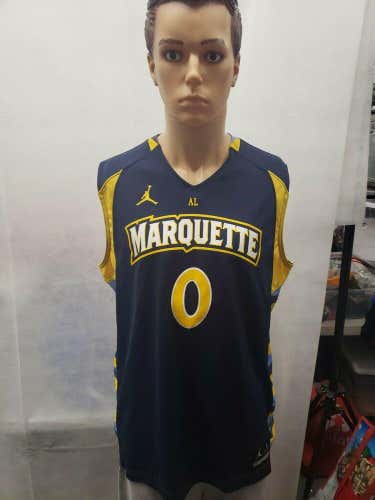 Marquette Golden Eagles Jordan Basketball Jersey L NCAA
