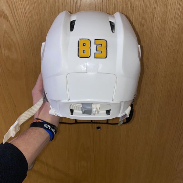 Used White IMS Helmet For Hockey Or Box lacrosse
