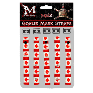 SALE!! Mix Hockey (MX2) Goalie mask helmet Outside backplate straps - CANADA