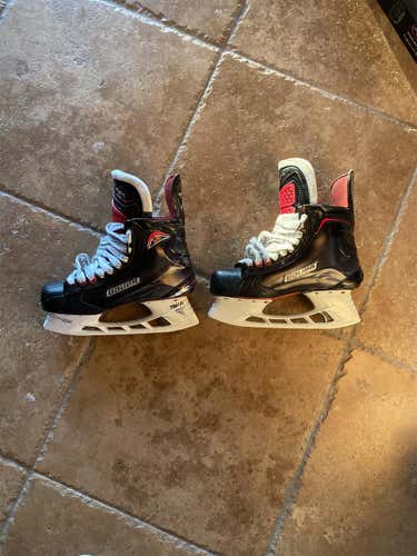 Senior Bauer Vapor 1X 2.0 Regular Width  Size 7.5 Hockey Skates
