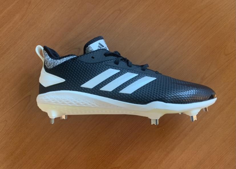 Adidas Afterburner V Metal Men’s Baseball Cleats Size 12 Black/White “New”