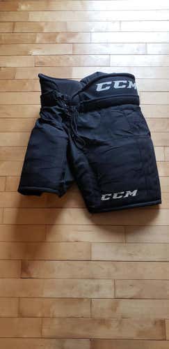 Black Used Senior Large CCM HP30 Hockey Pants Pro Stock