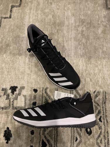 new Adidas Speed Turf Men's Trainers Athletic Baseball Shoes Sz 6.5 black/White