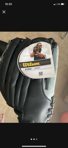 Gray Adult Outfield A360 14" Baseball Glove