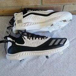 New adidas icon v bounce iced baseball cleats 10 m metal