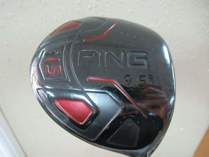 PING i15 9.5* DRIVER PROFORCE AXIV CORE 69g TOUR STIFF FLEX HC INCLUDED