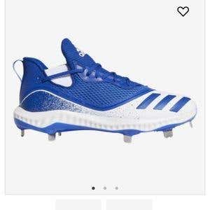 New adidas icon v bounce baseball cleats mens 11m METAL