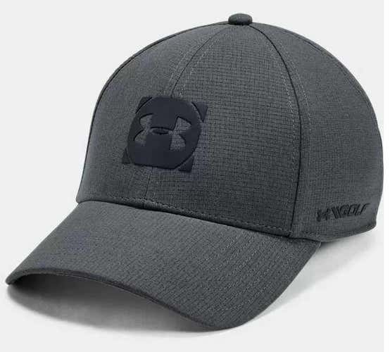 Under Armour Jordan Spieth Tour 3.0 Golf Fitted Hat Cap Pitch Grey M/L #81844