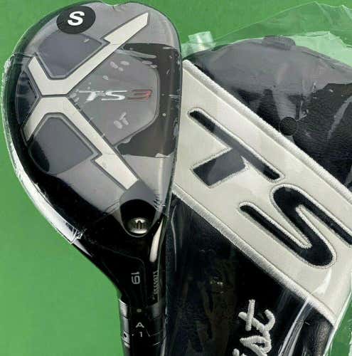 Titleist TS3 Rescue 3-Hybrid 3H 19* Stiff S-Flex Project X EvenFlow NEW #81297