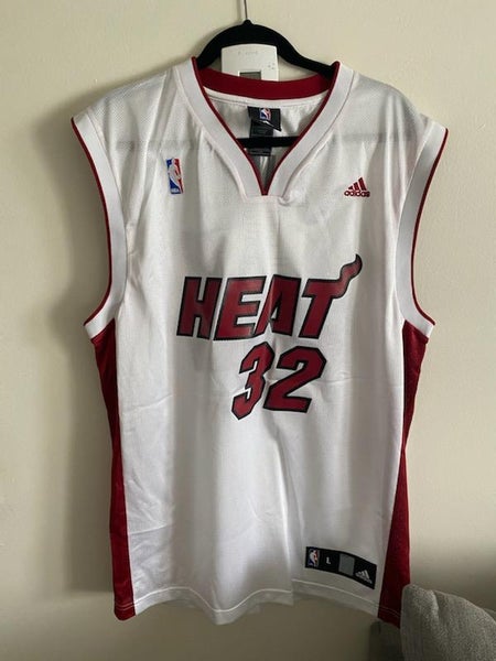 TAG ON Shaquille O'Neal White Miami Heat Jersey