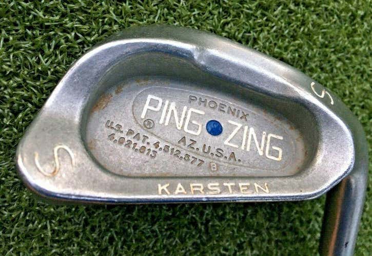 PING Zing Karsten Blue Dot Sand Wedge / RH ~34.75" / Stiff Graphite / mm8830