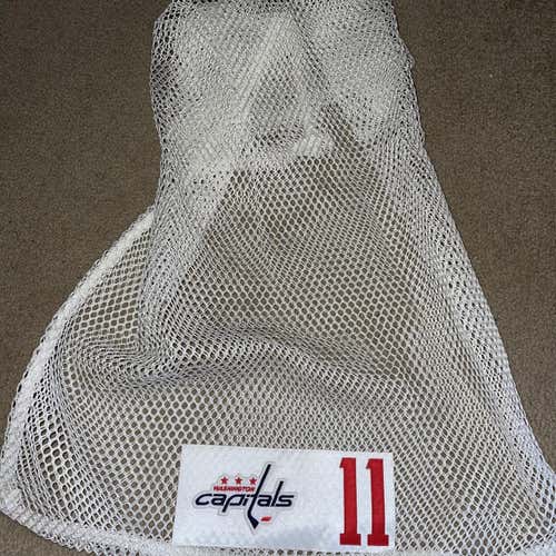 Washington Capitals pro stock new Laundry bag #11