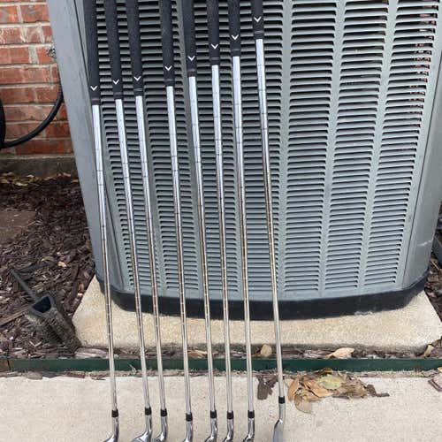 Men's Right Handed X Hot Stiff Flex Steel Shaft Iron Set