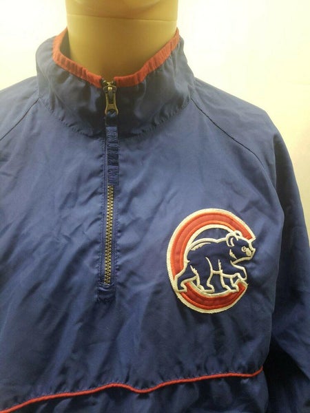 CHICAGO CUBS Massey Warm Up Pullover Jacket Size M on eBid