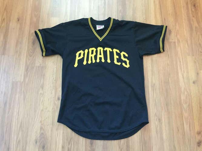 Pittsburgh Pirates MLB MAJESTIC DIAMOND COLLECTION 1990s Size L Baseball Jersey!
