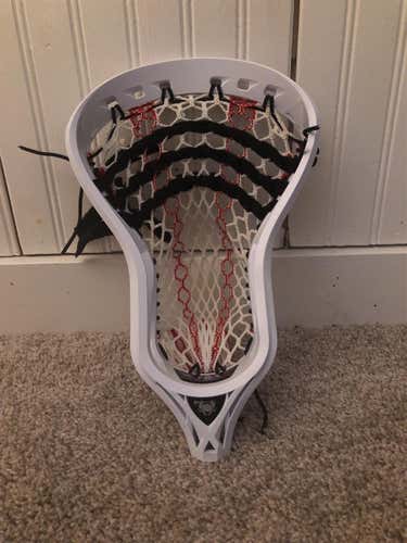 White New Strung Rebel Defense Head(strung professionally with Hero 2.0)