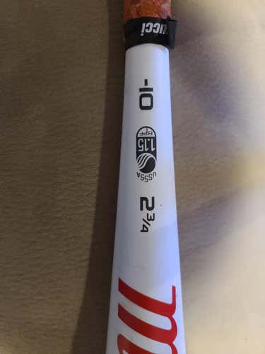 Used Kid Pitch (9YO-13YO) USSSA Certified 2019 Marucci Alloy CAT 8 Bat (-10) 19 oz 29"