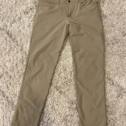 Light Khaki Lululemon ABC Pant (34)