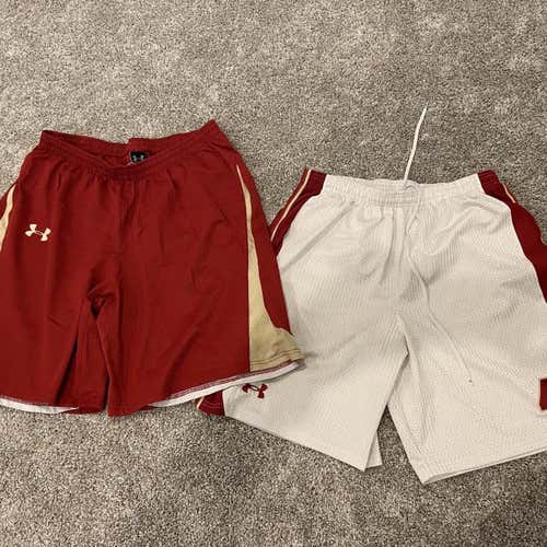 2 Pairs Denver Pioneers DU Basketball Under Armour Shorts